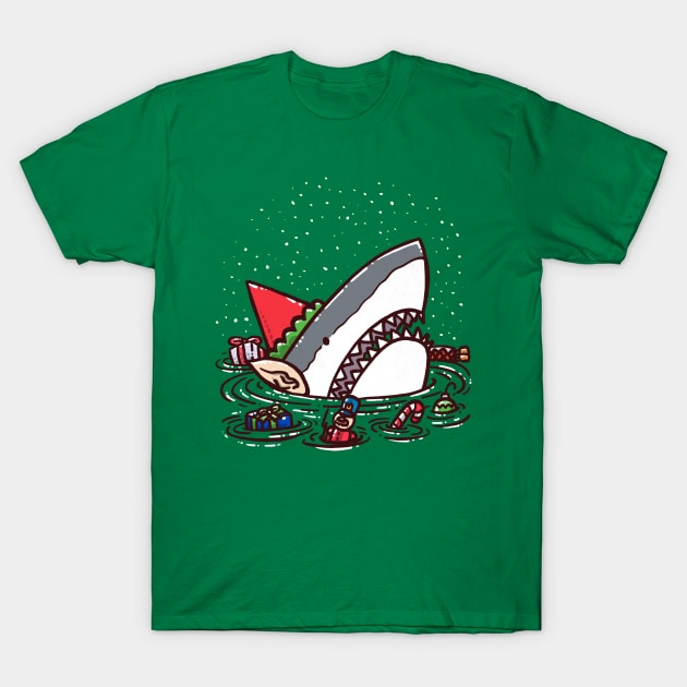 The Elf Shark T-Shirt by nickv47